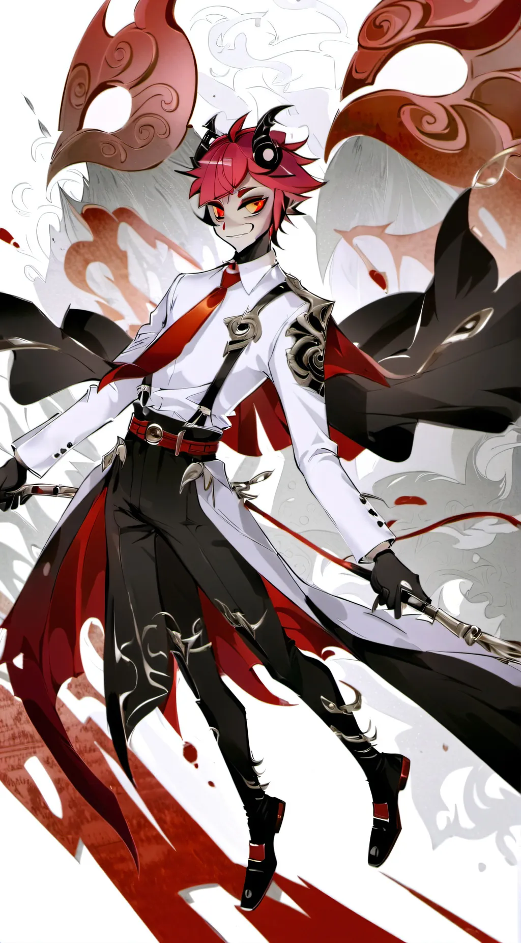 ai character: Alastor Part Two!🩸 background