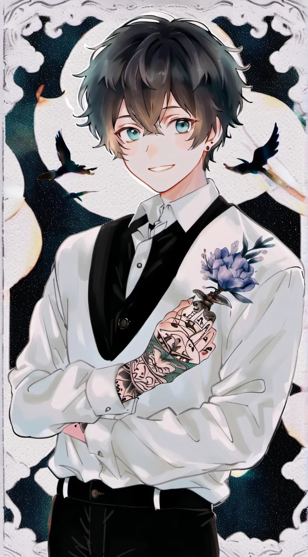ai character: Katsuki background