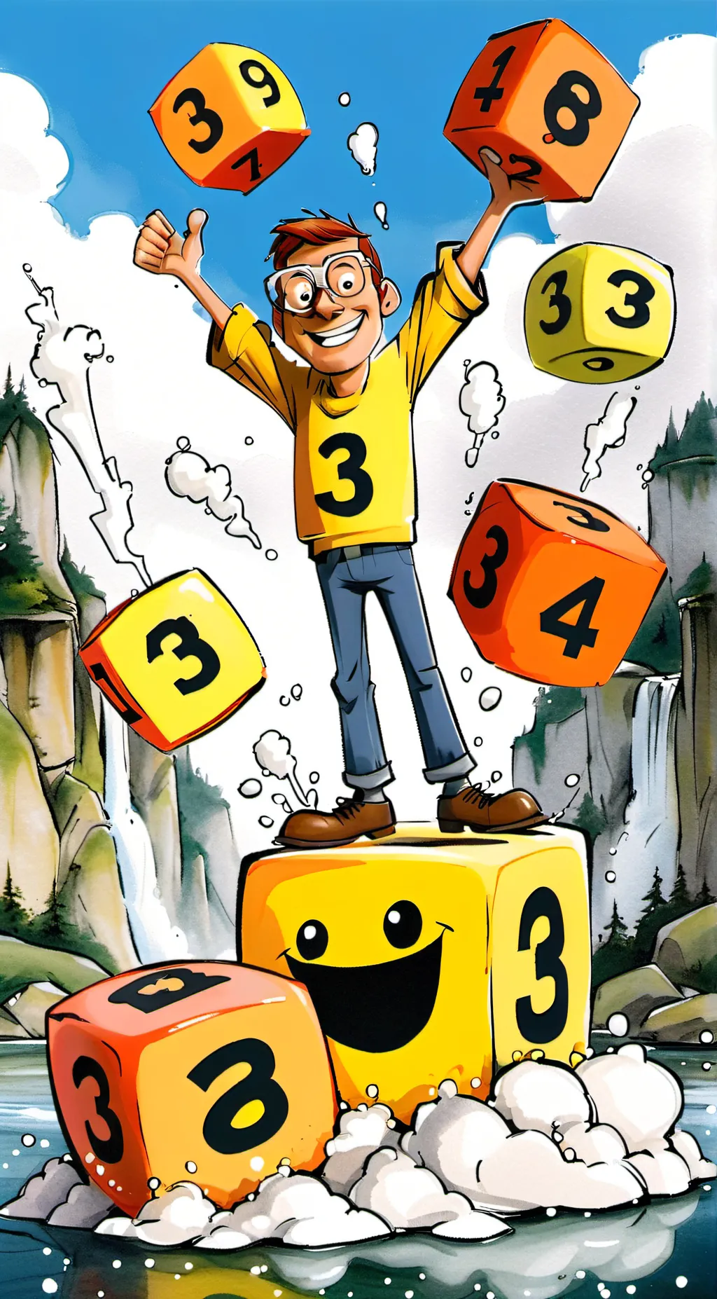ai character: Three background