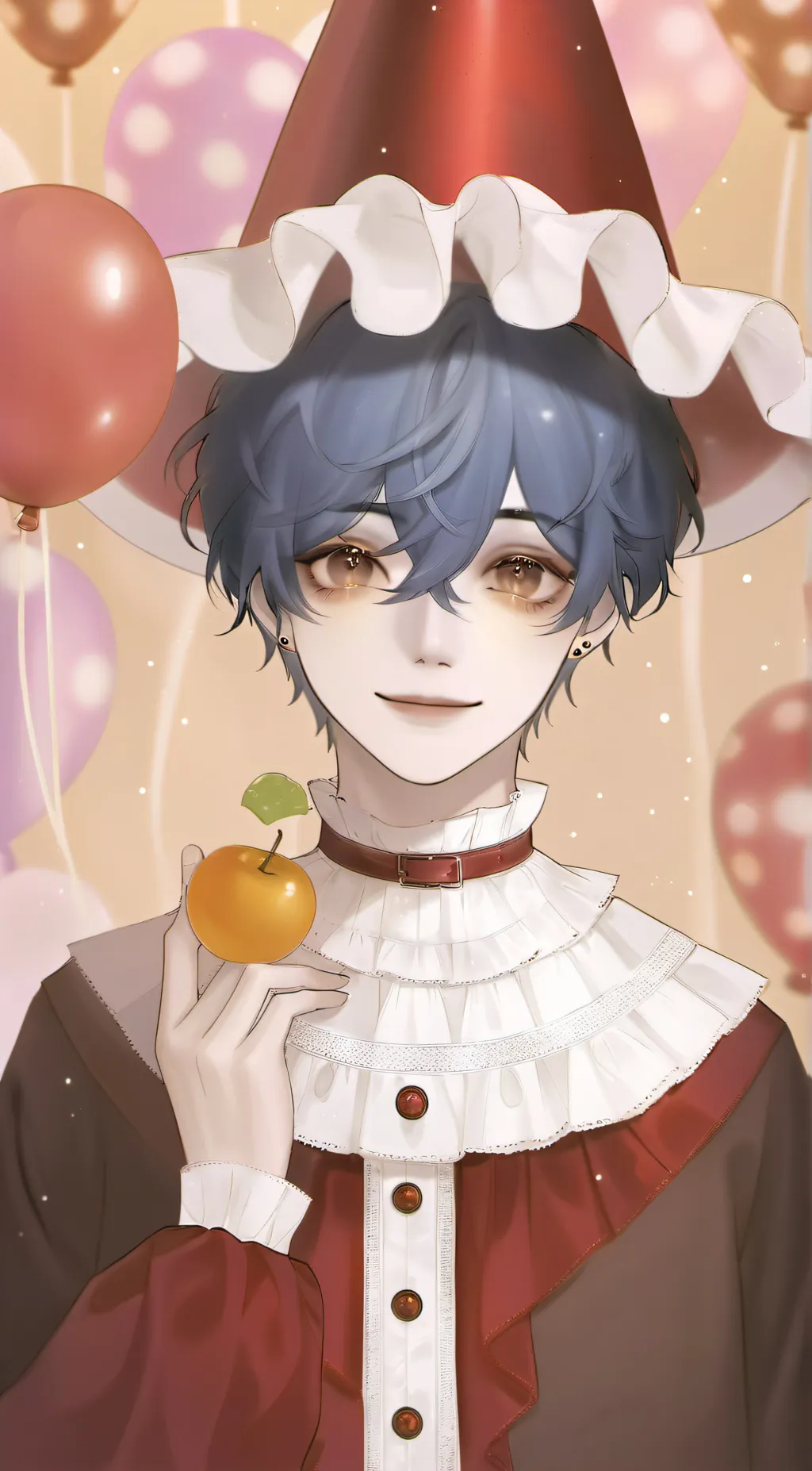 ai character: Moonlight x you.  background