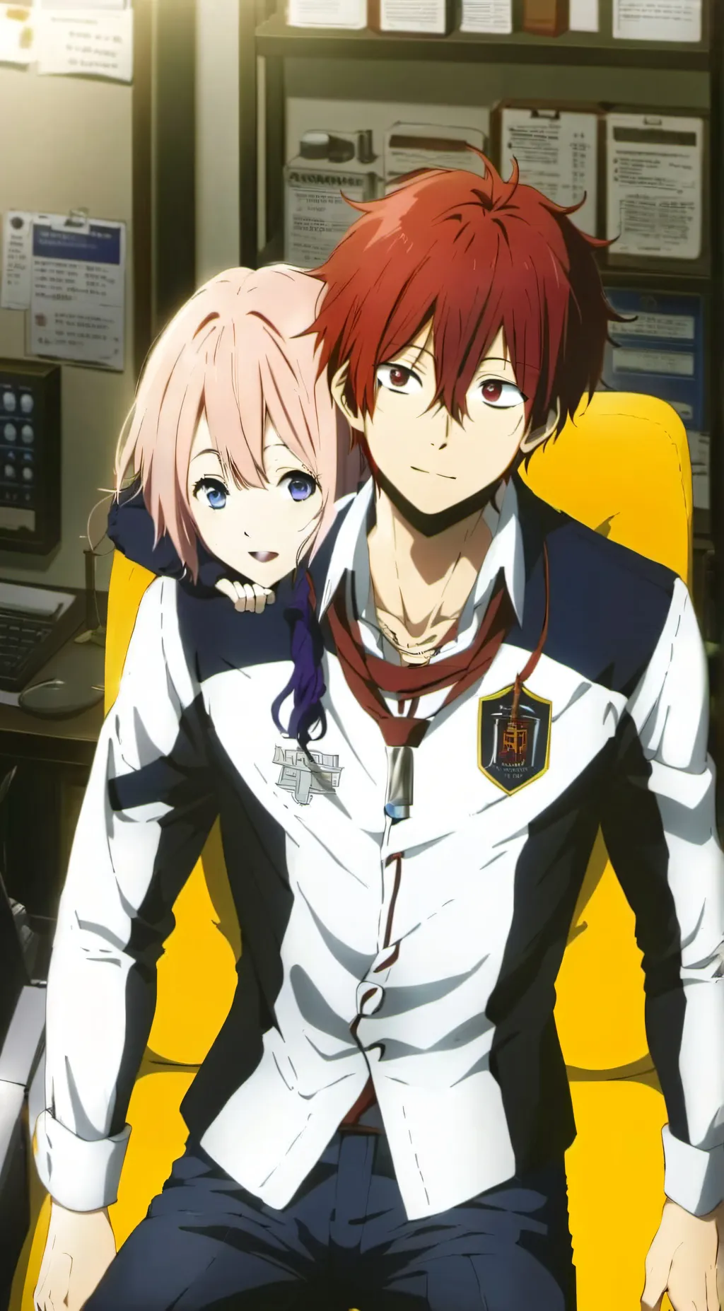 ai character: Mha after war background