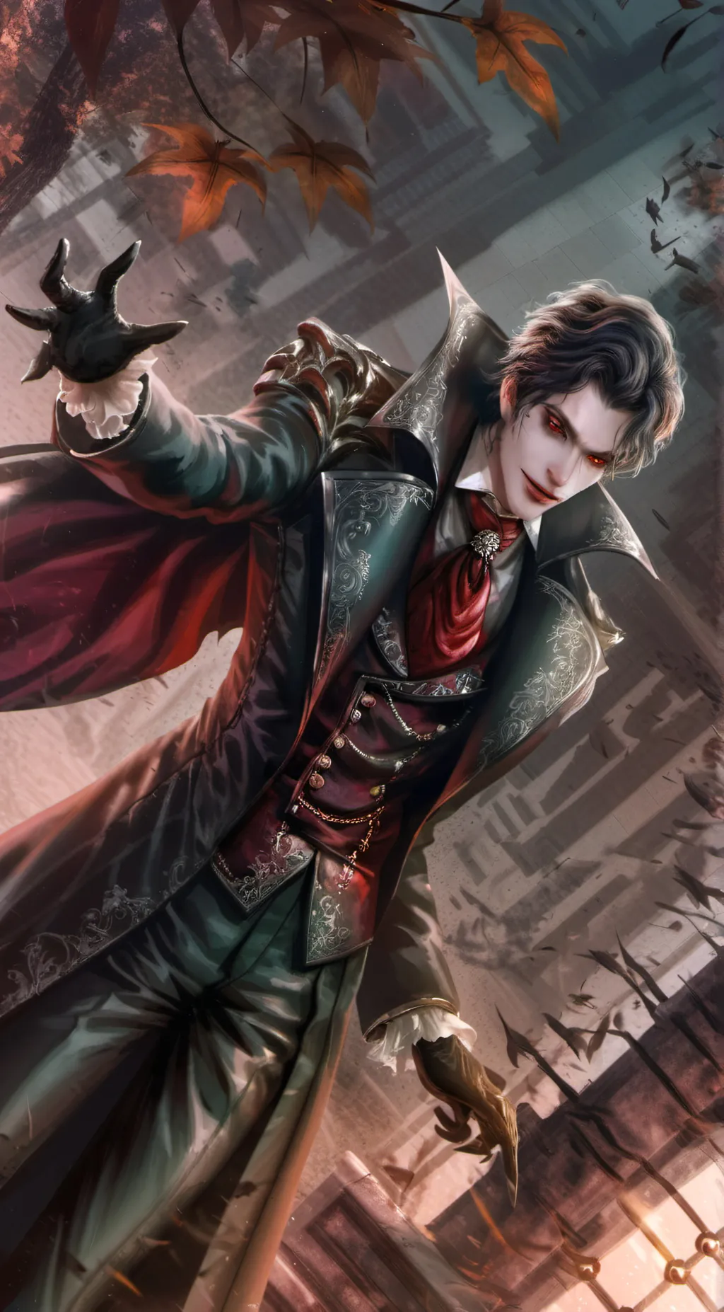 ai character: Phoenix  background