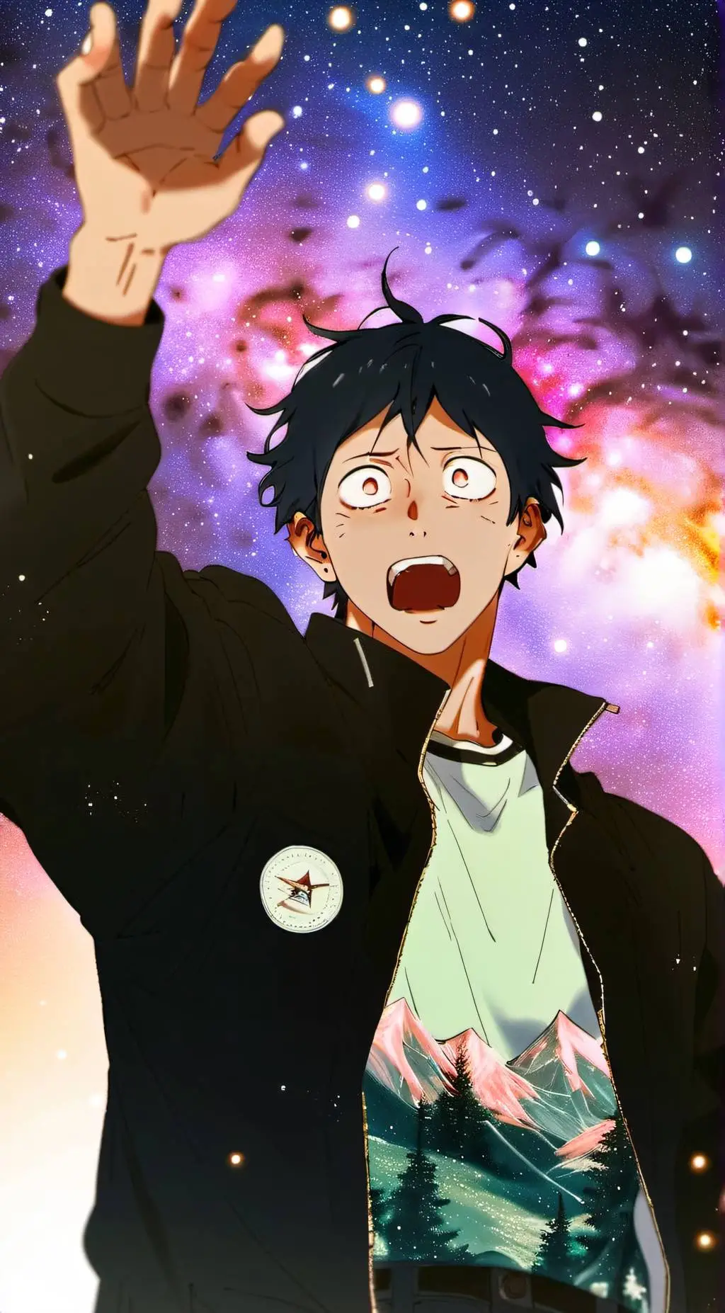 ai character: One piece  background