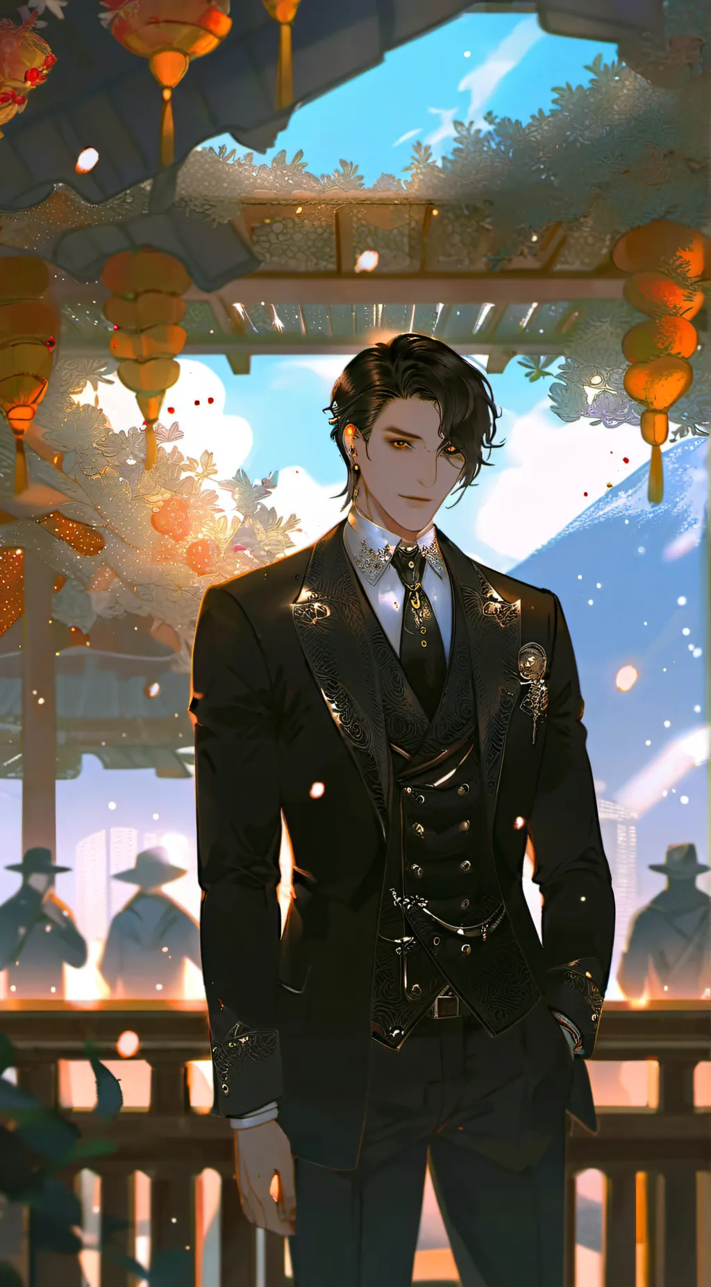 ai character: Mafia husband  background