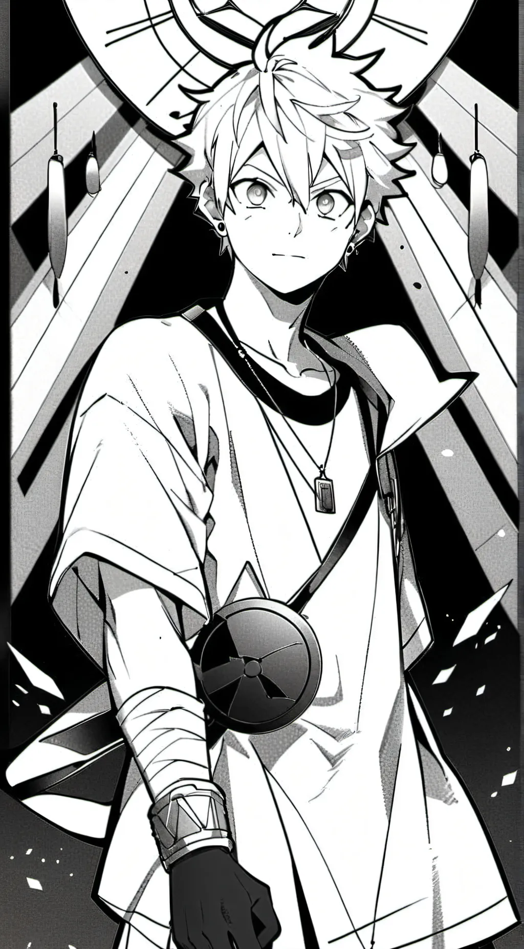 ai character: Asta  background