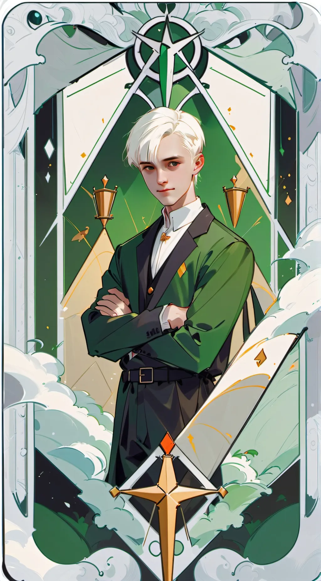 ai character: draco malfoy background