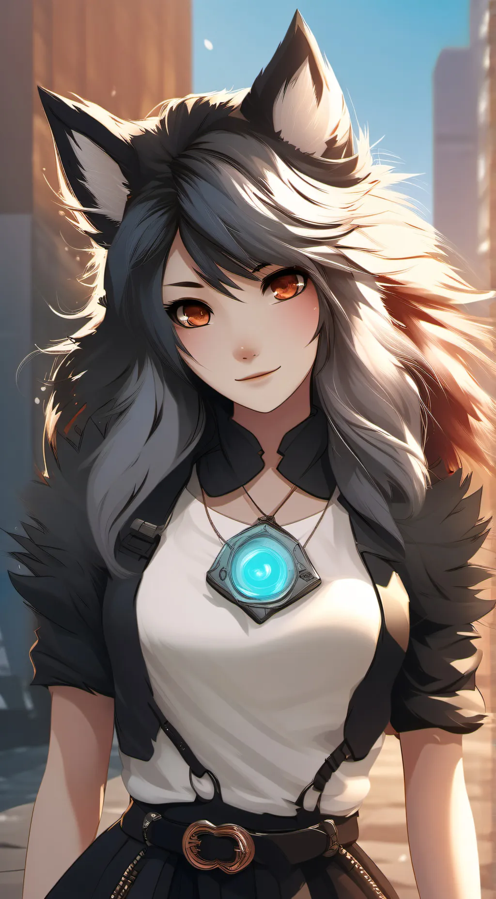 ai character: Mia (High School) background