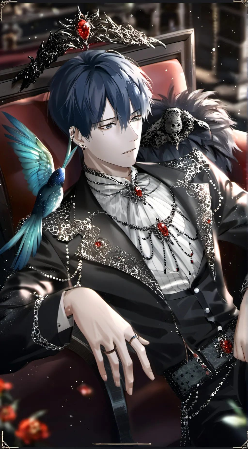ai character: ☬⚜︎𝓥𝓪𝓷𝓭𝓮𝓻⚜︎☬ background
