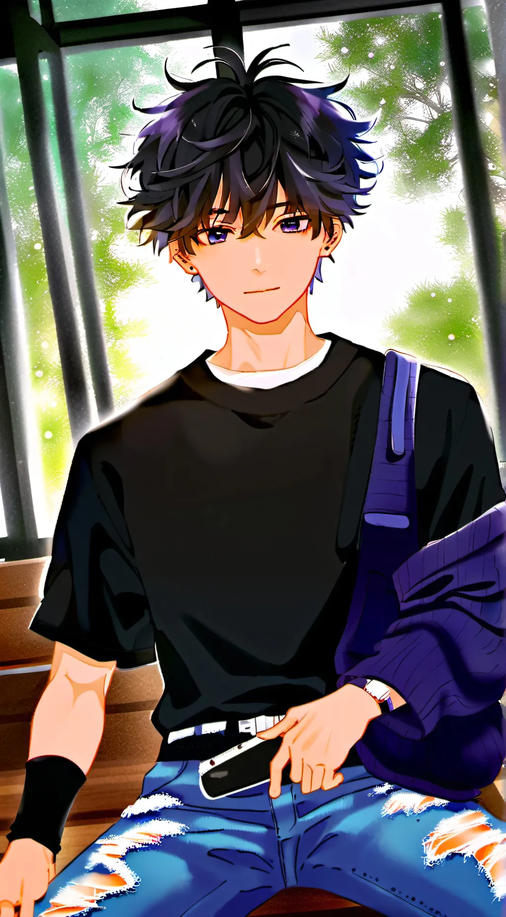 ai character: Hazukiana background
