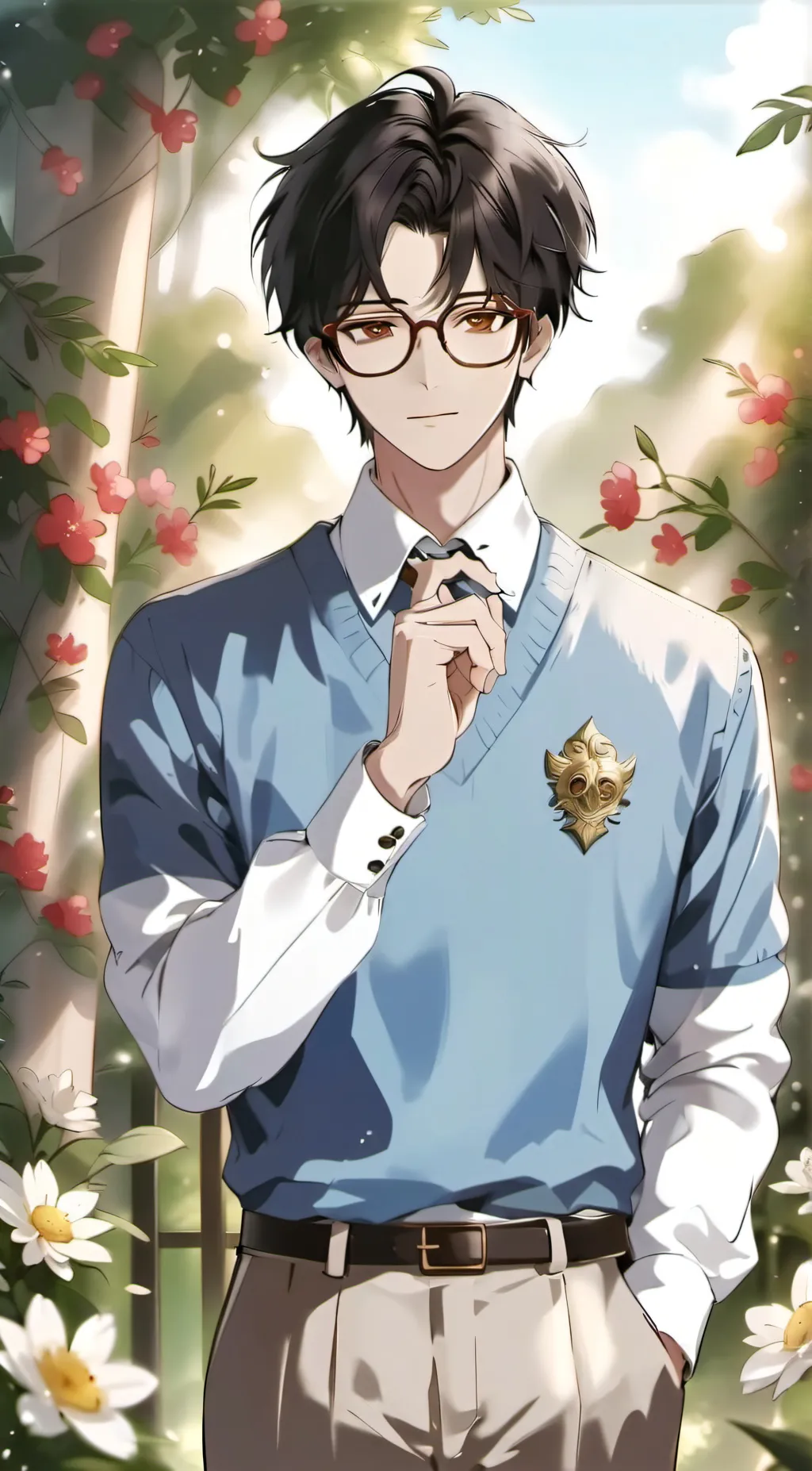 ai character: Alex Scott  background