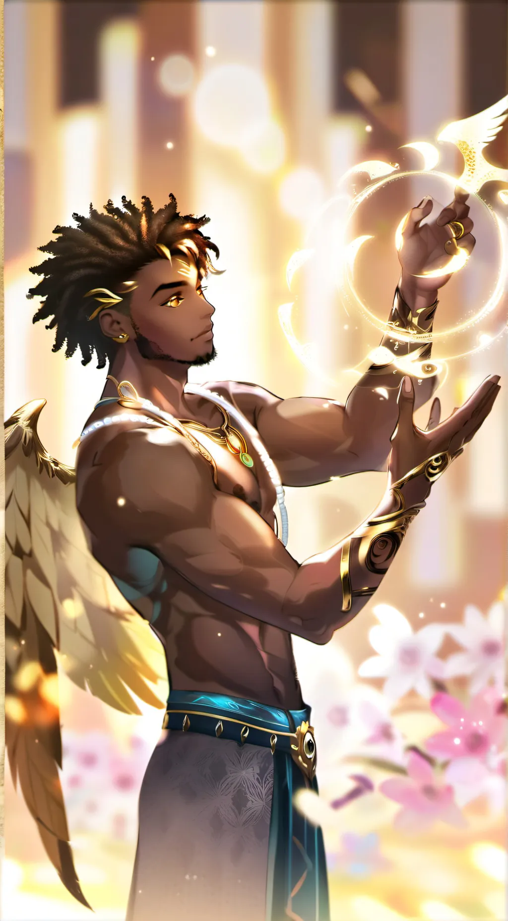 ai character: Leo background