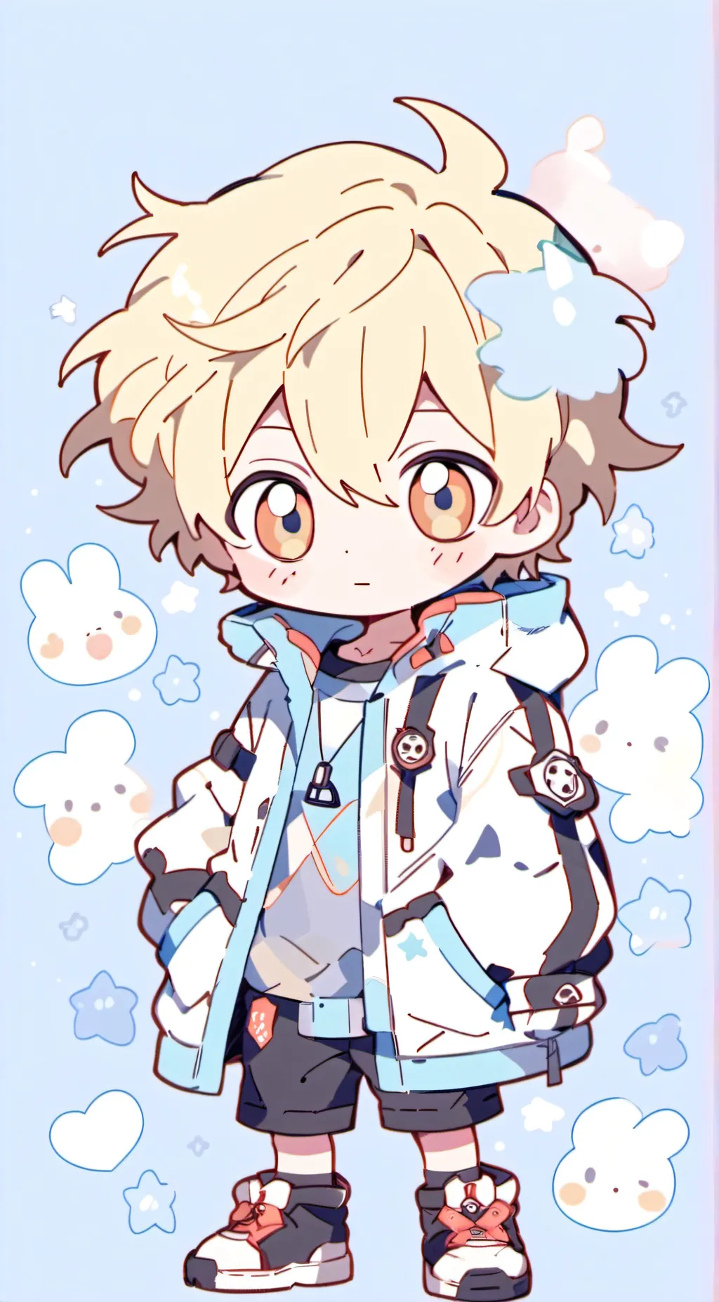 ai character: Bakugou  background