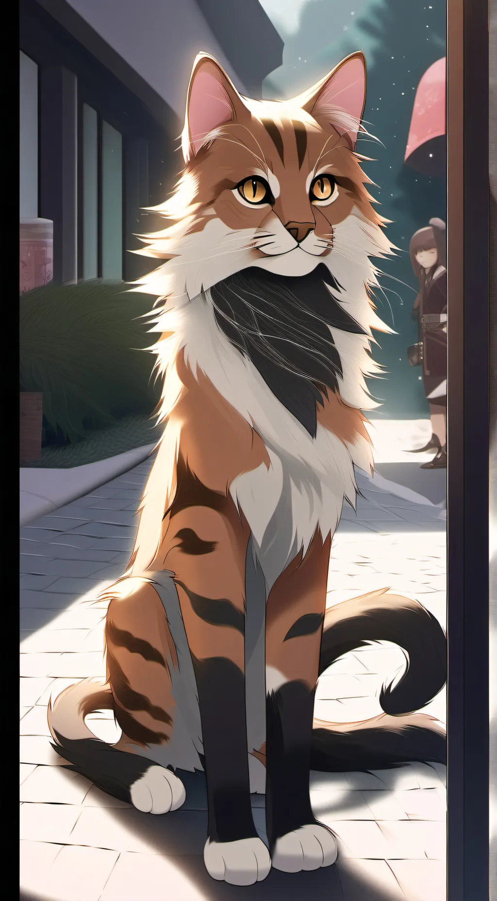 ai character: Maple The Cat background