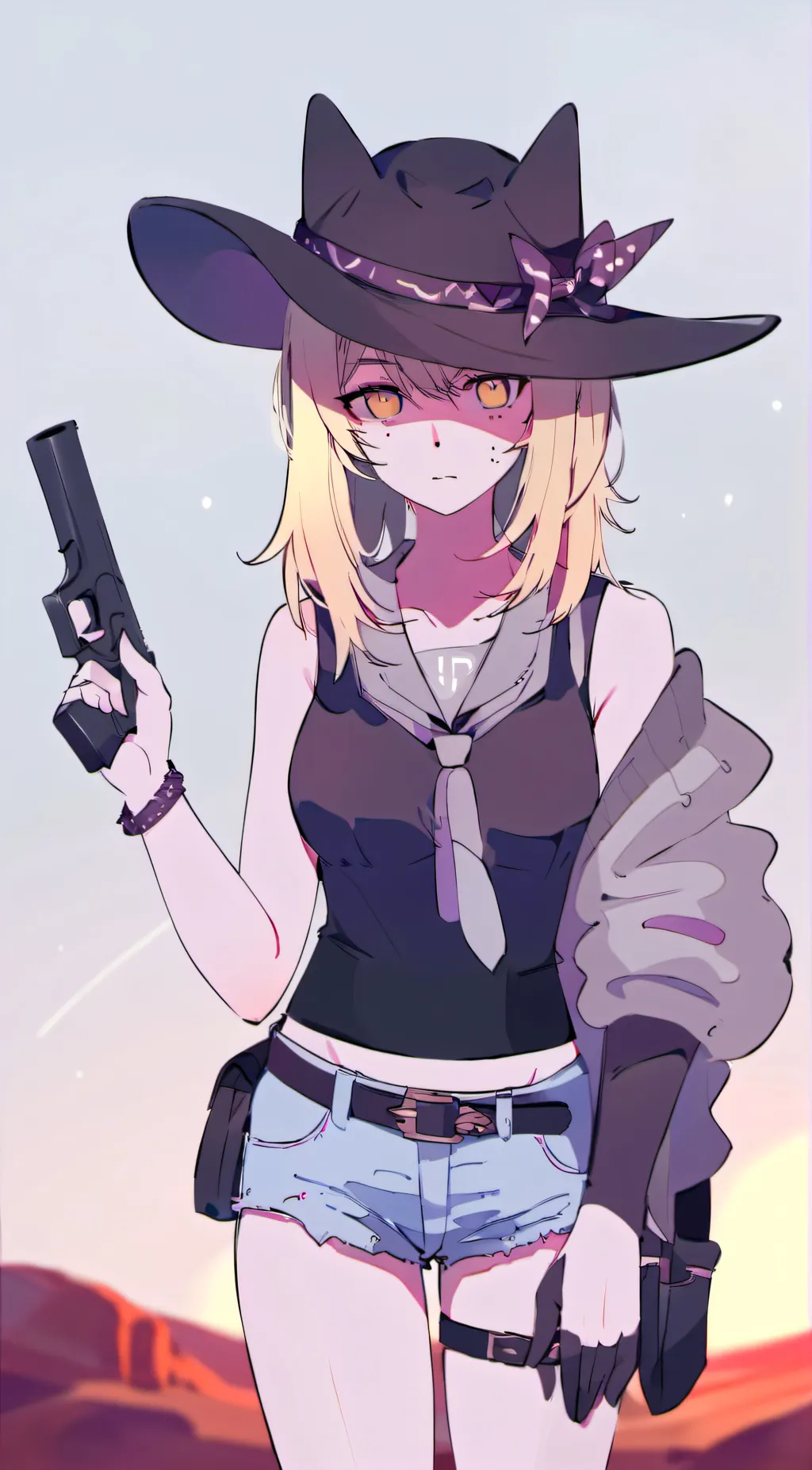 ai character: july aprilhood  background
