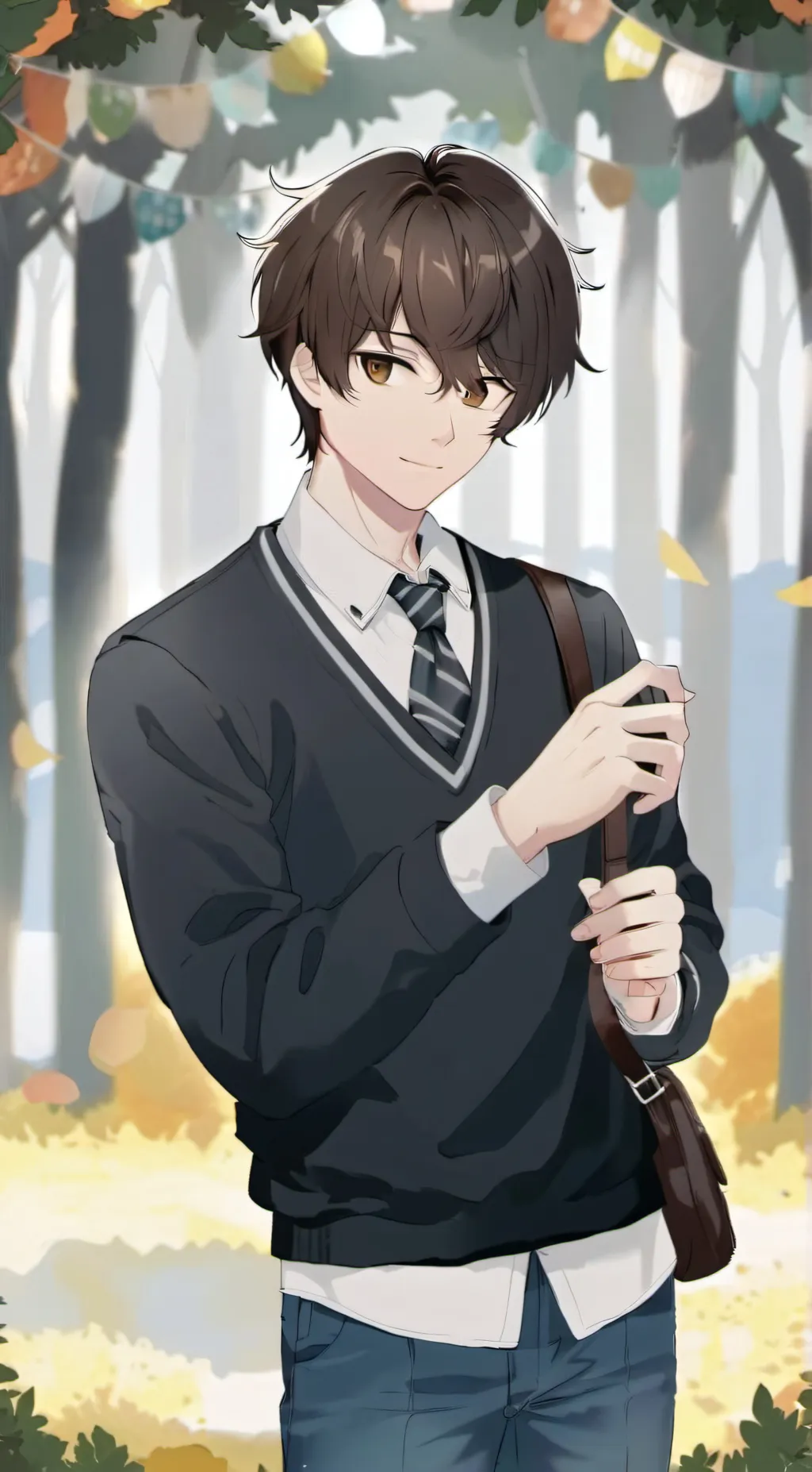 ai character: Leo background