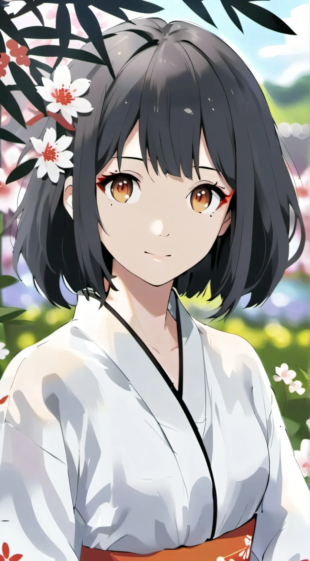 ai character: Miho  background