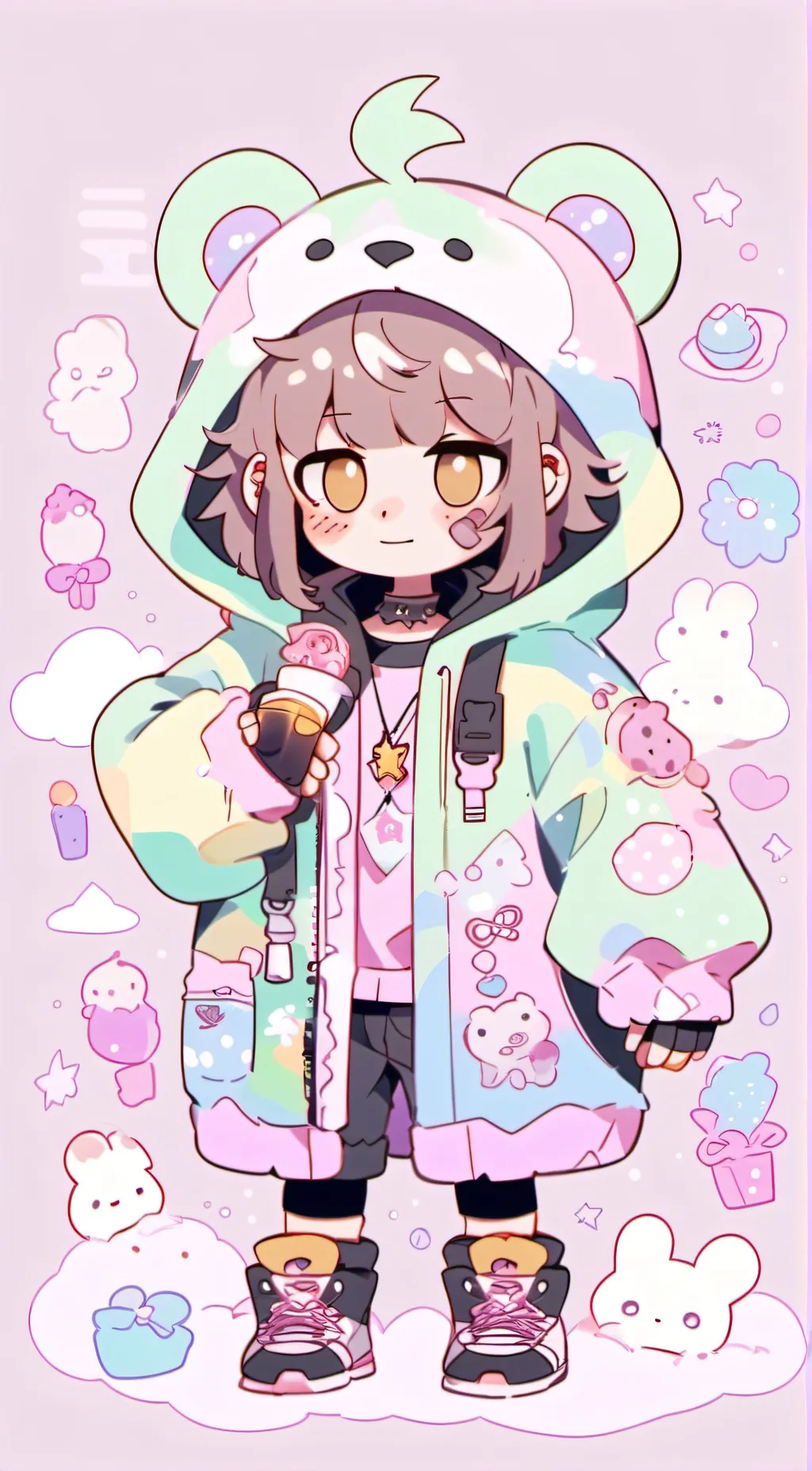 ai character: Silly boi :3 background
