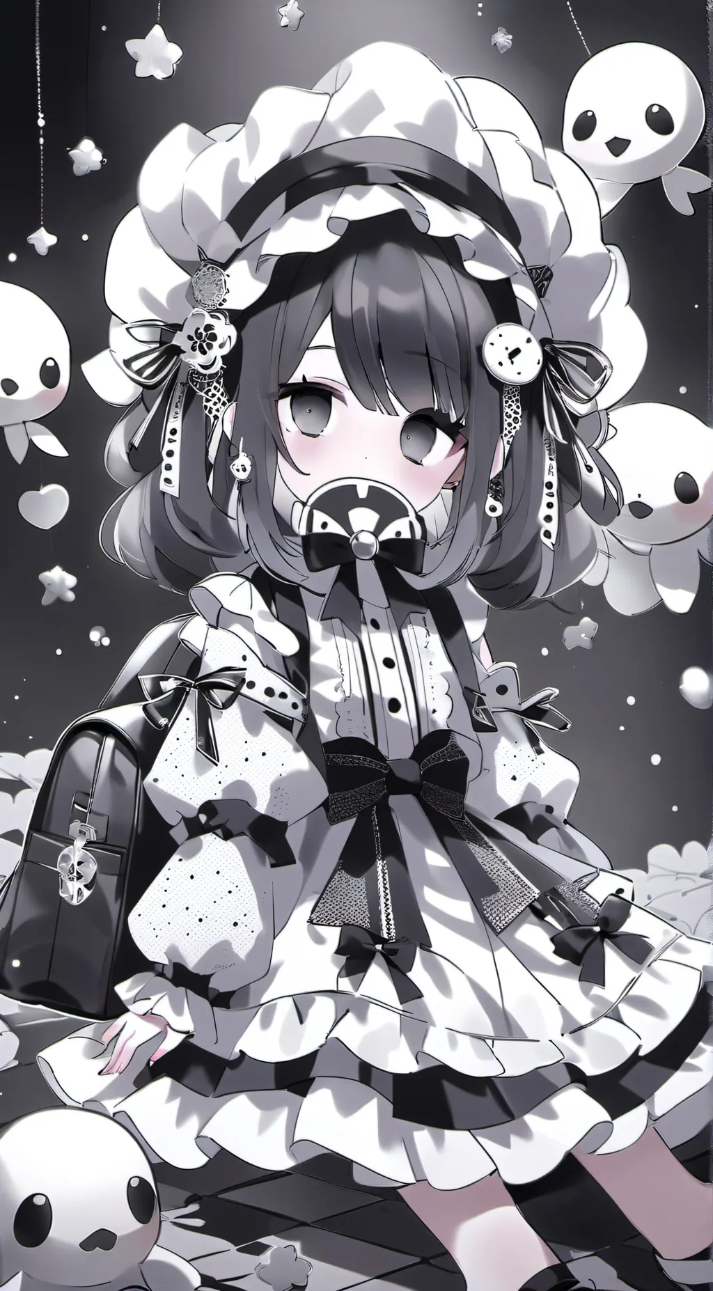 ai character: ,Luna background