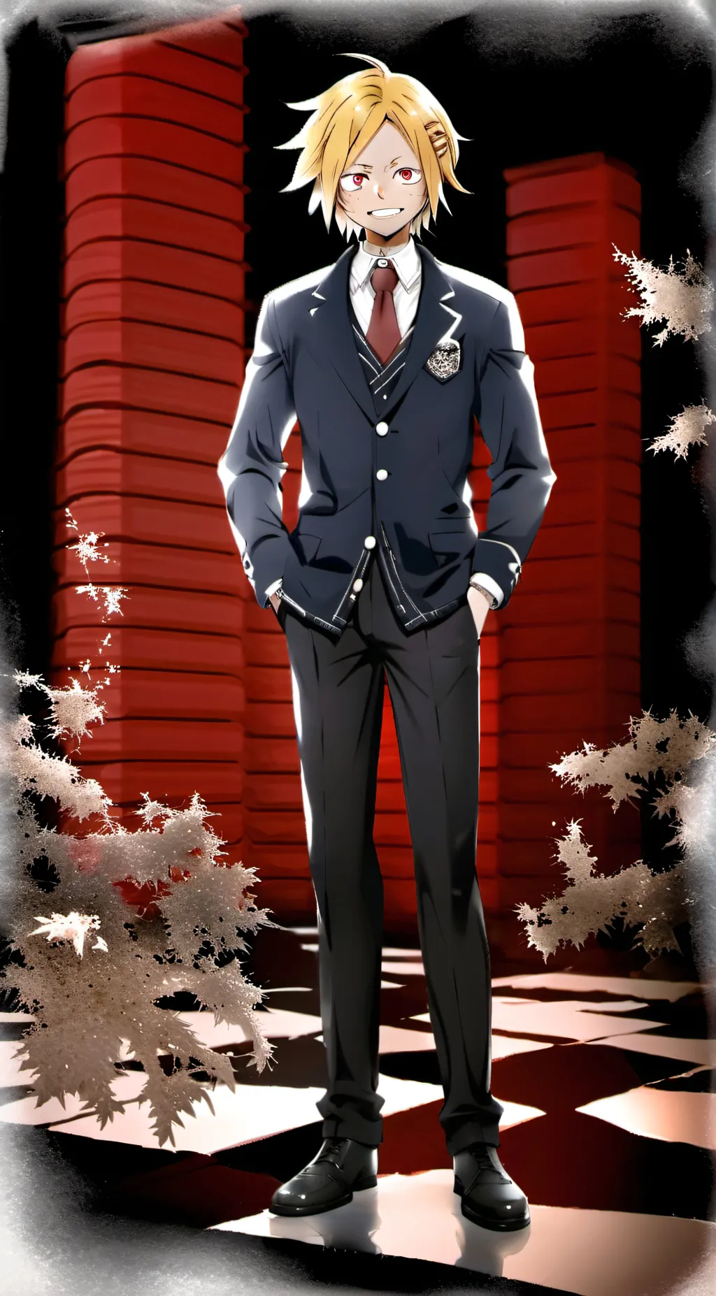 ai character: Denki background