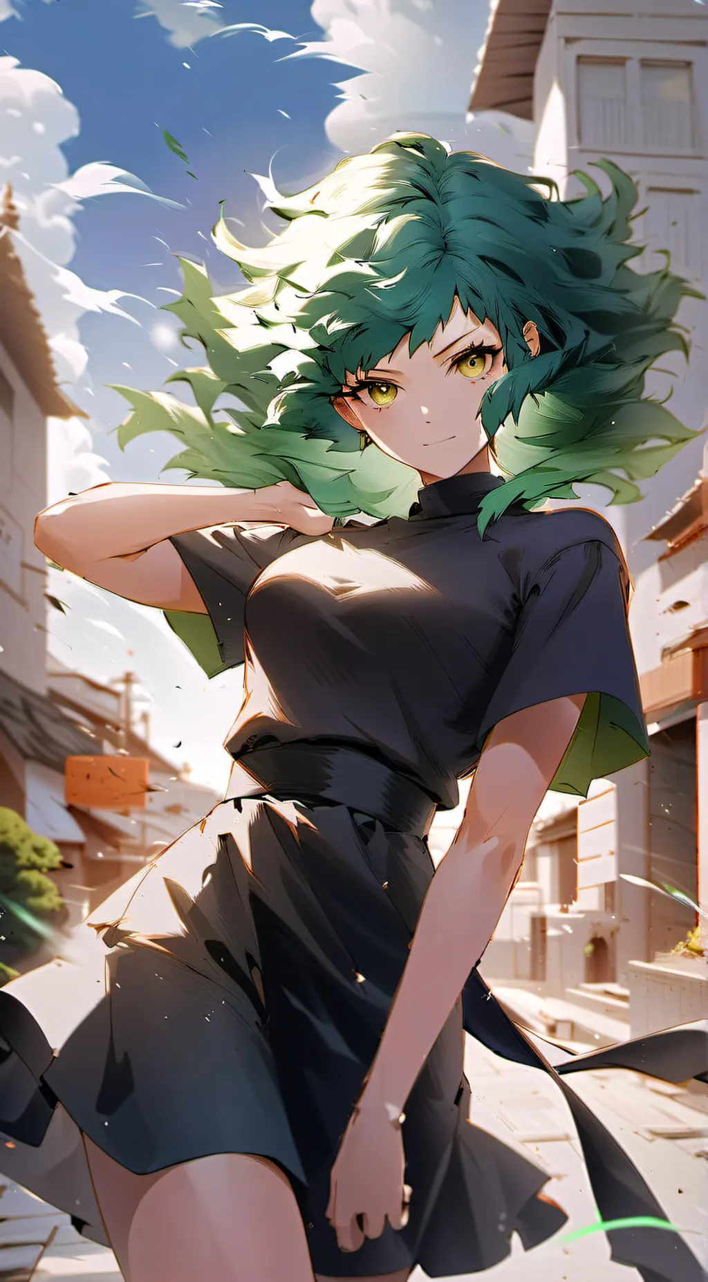 ai character: Tatsumaki background