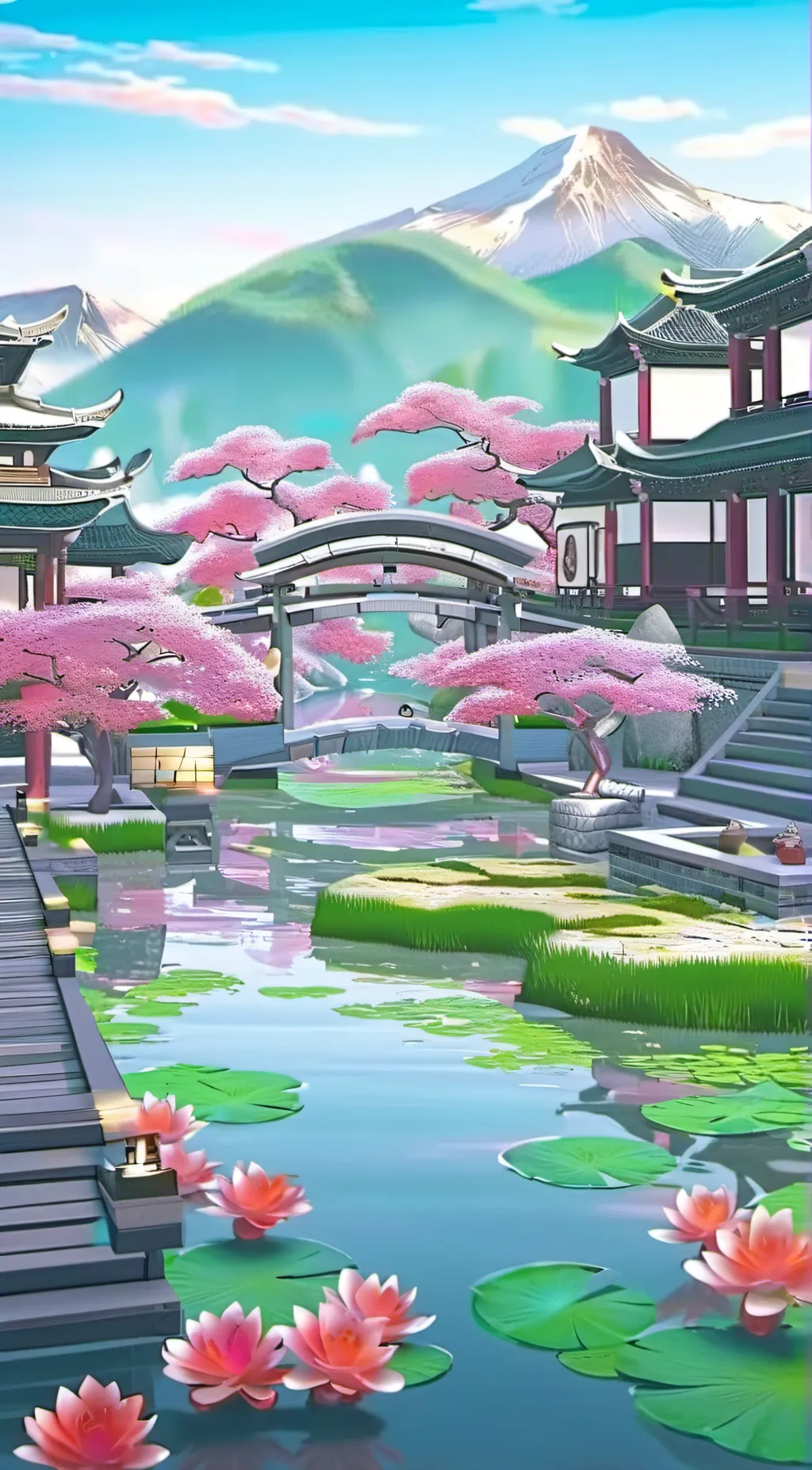 ai character: sport academy background