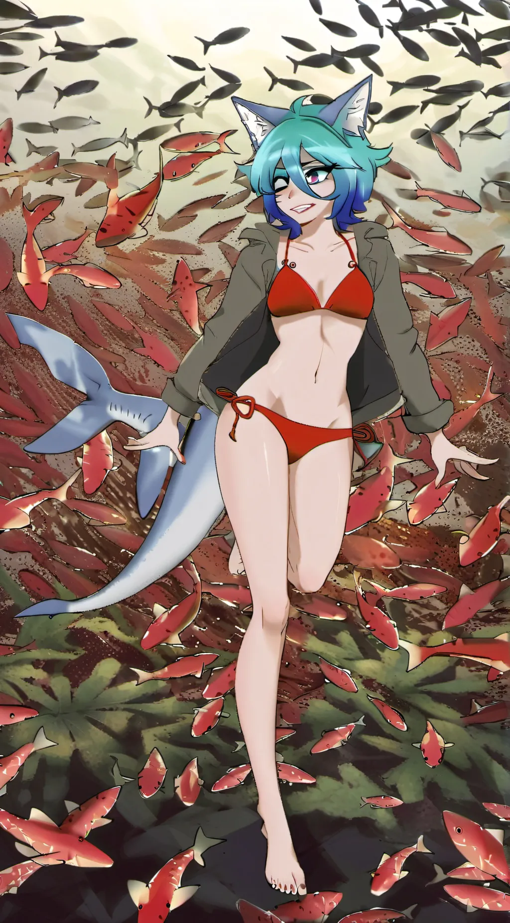 ai character: Luna background