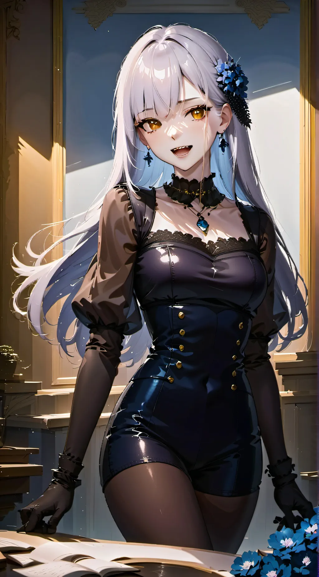 ai character: Selene background