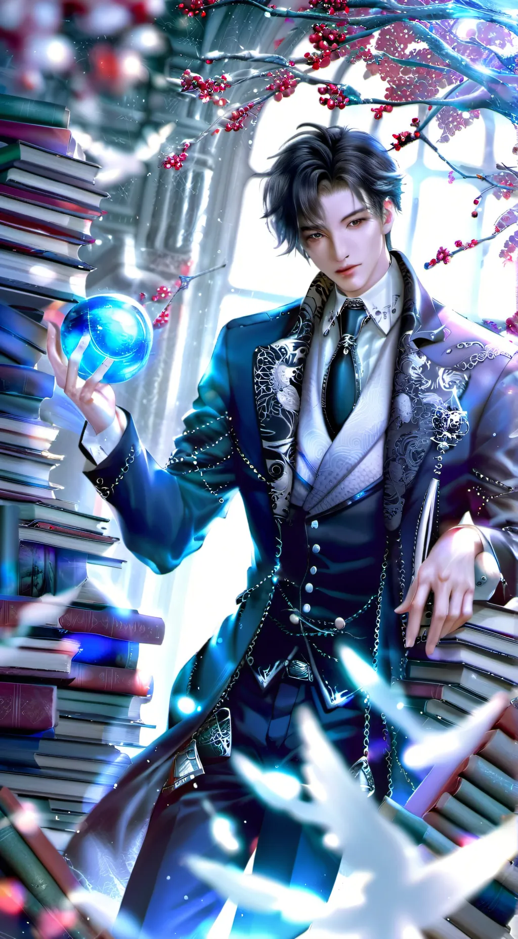 ai character: Lucifer background