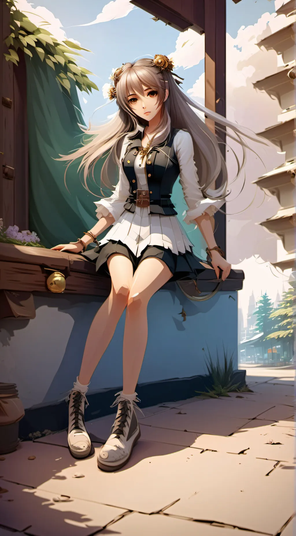 ai character: Bell background