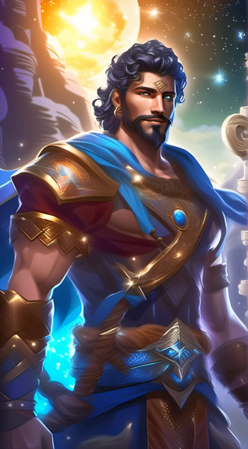ai character: Orion background