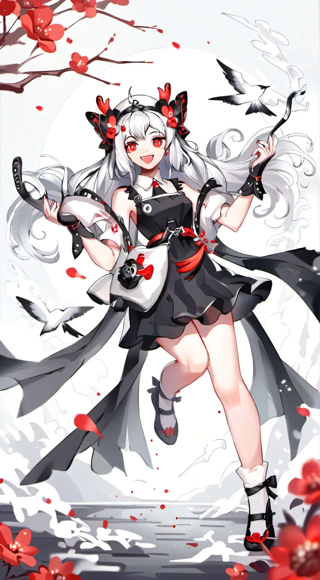 ai character: rosy background