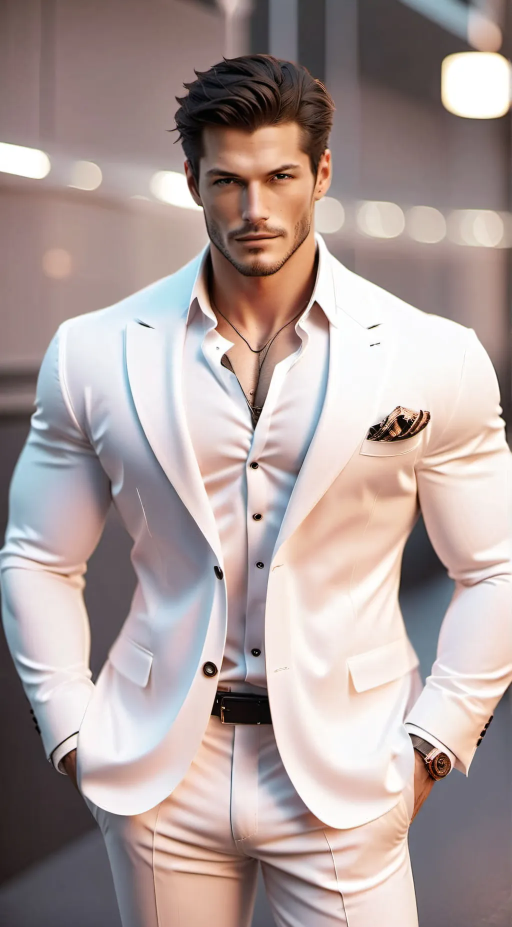 ai character: Bruno De Angelo  background