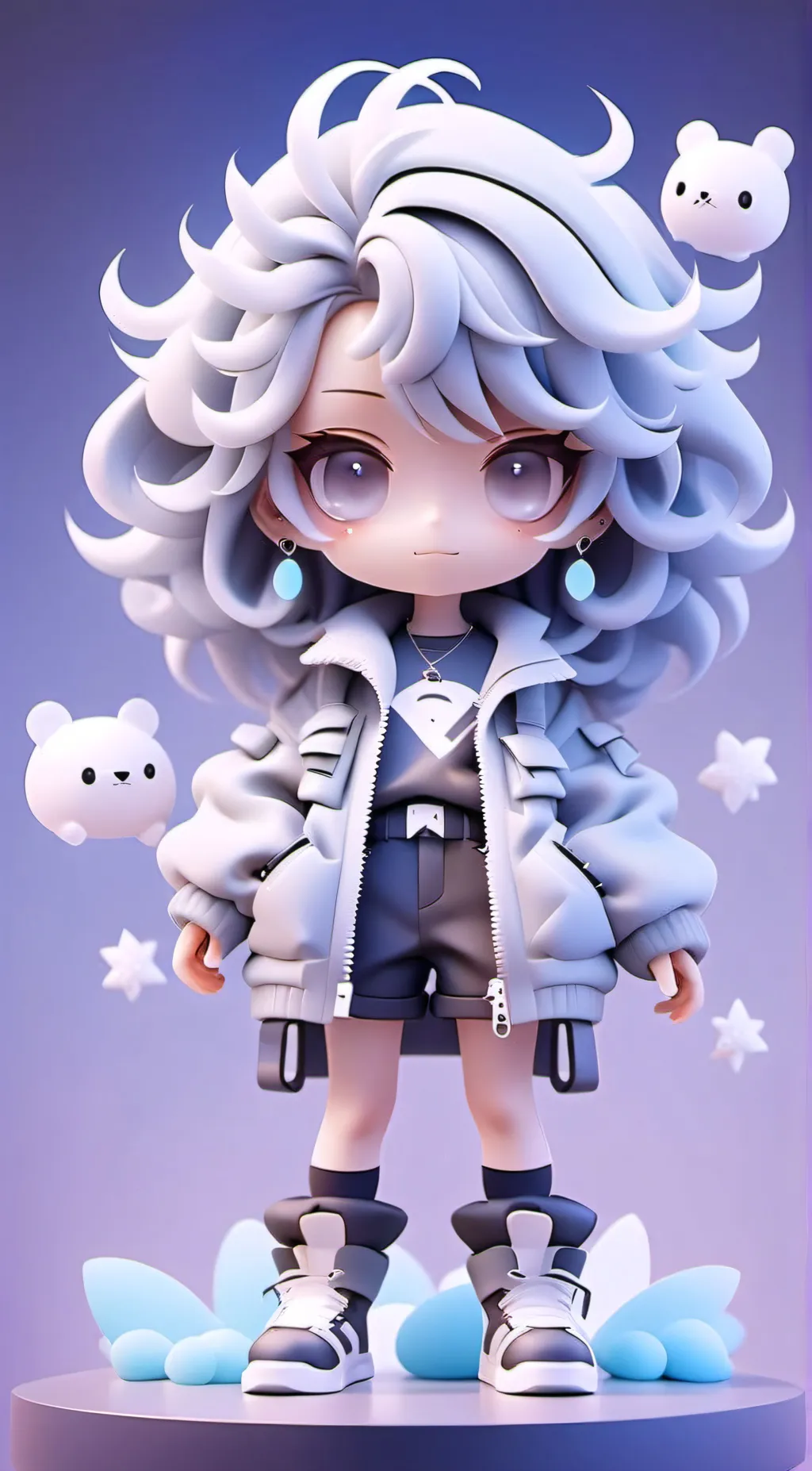 ai character: luna background