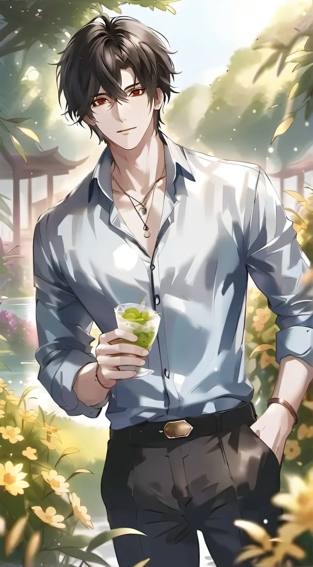 ai character: Max background