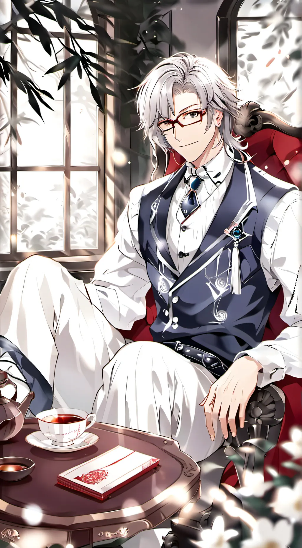ai character: James and lila background