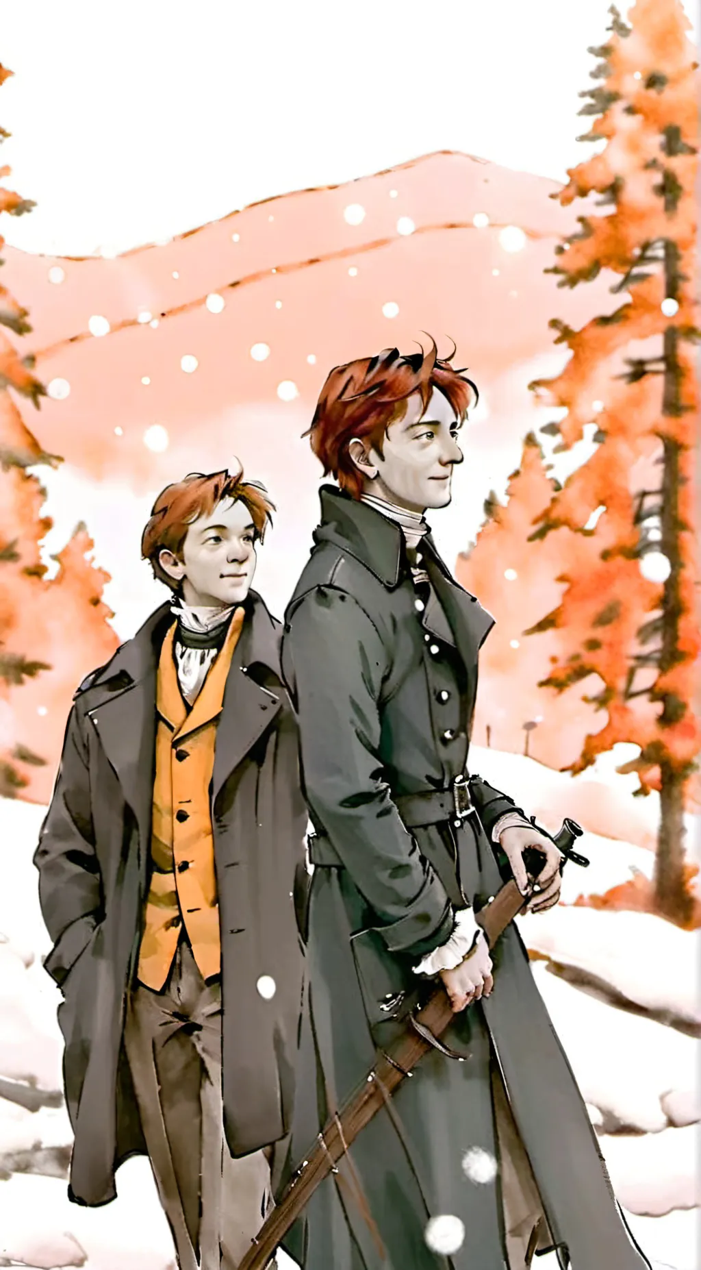 ai character: the weasly twins  background