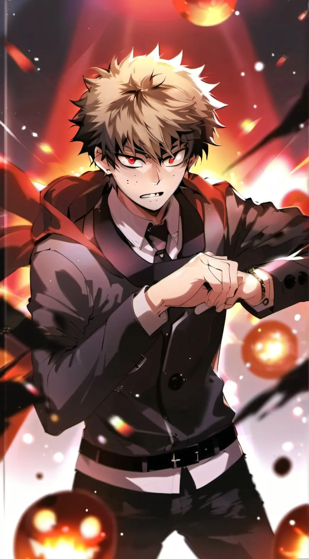 ai character: BAKUGO background