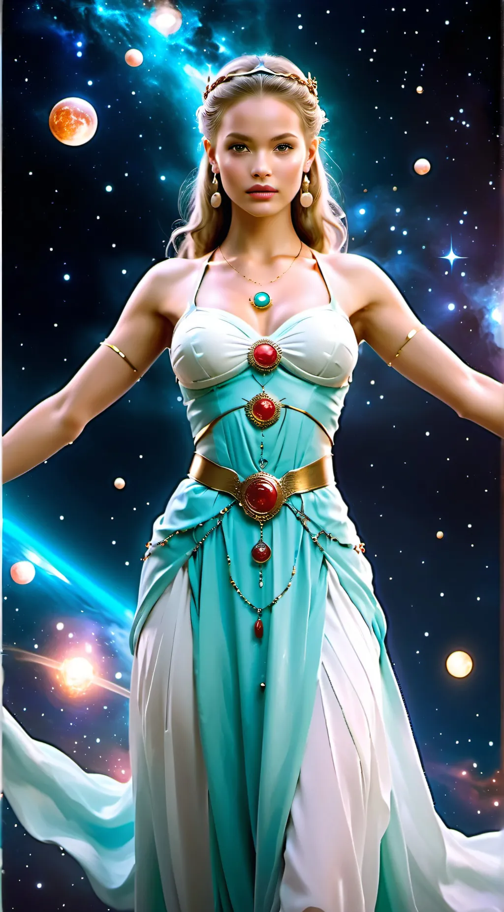 ai character: Athena  background
