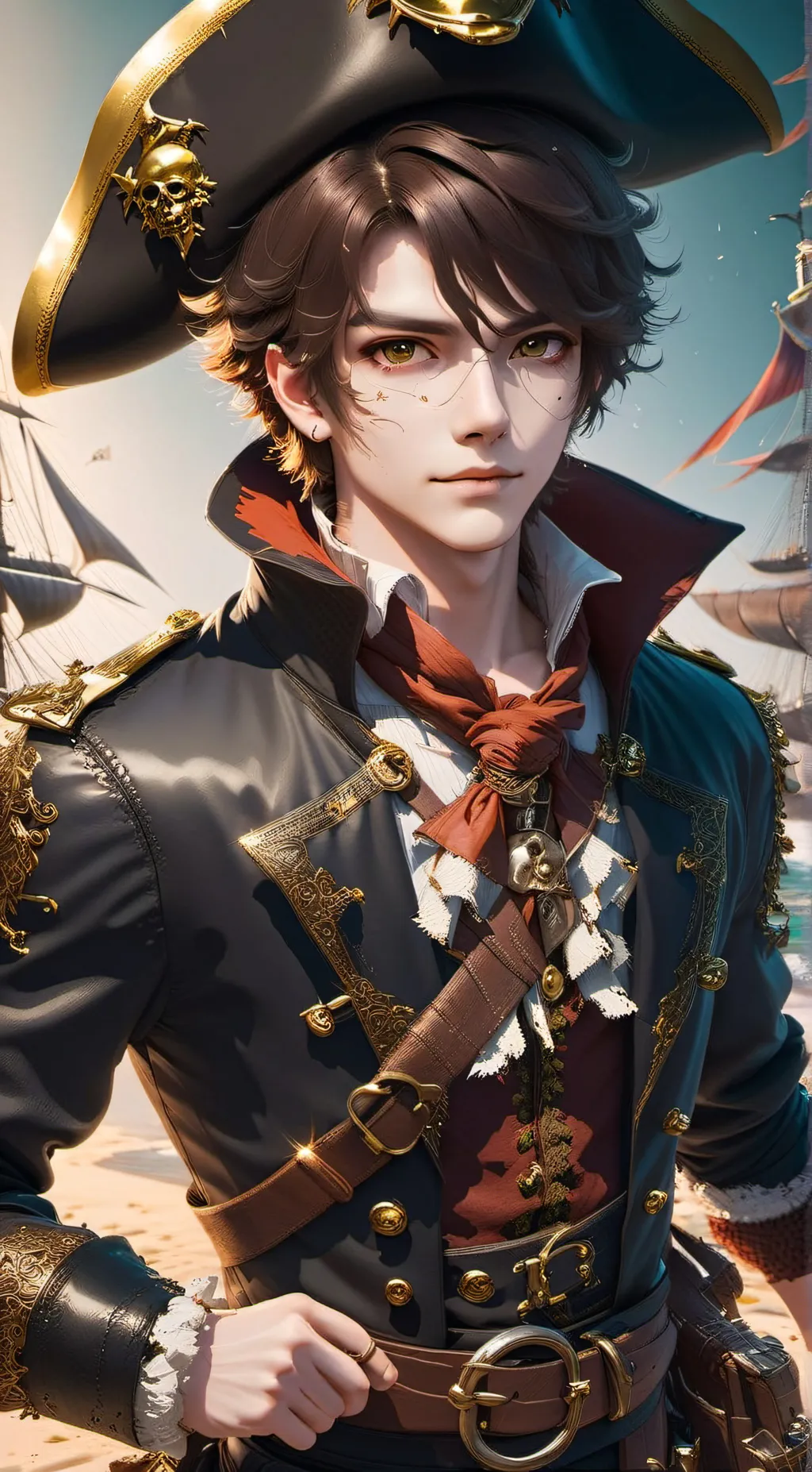 ai character: Caspian Night  background