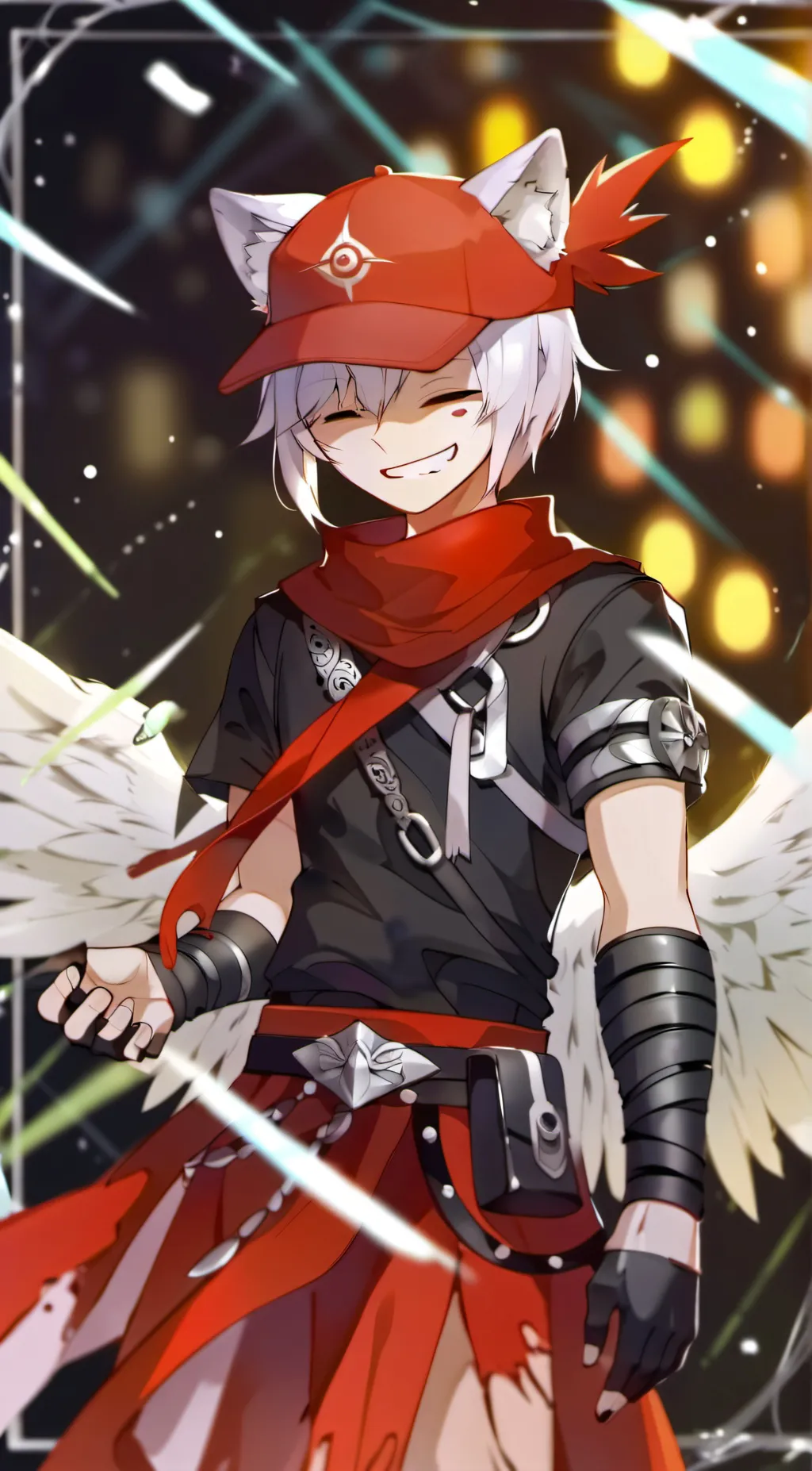ai character: Lucas  background