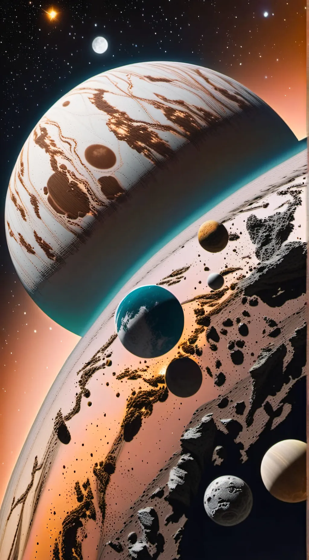 ai character: Dwarf planets background