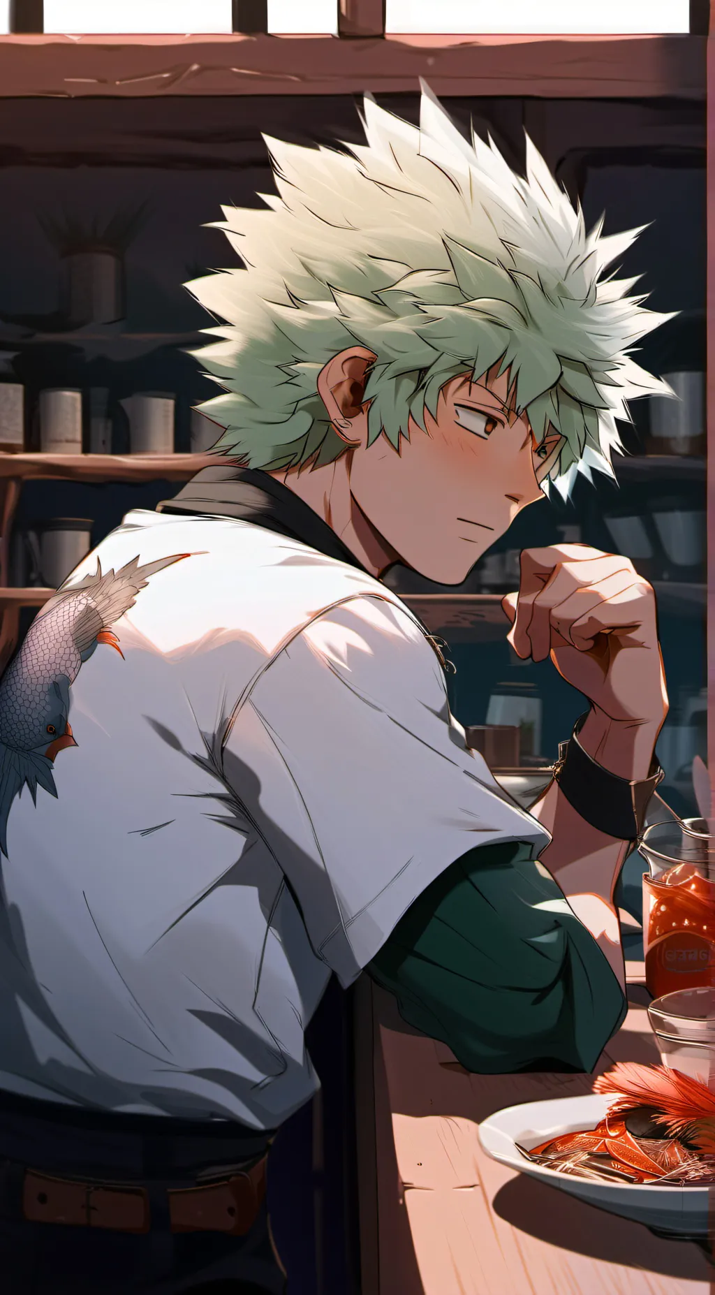 ai character: bakudeku background