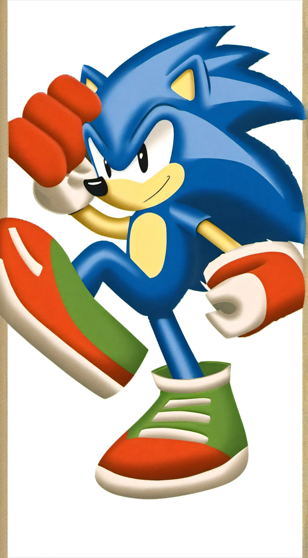 ai character: sonic the hedgehog background