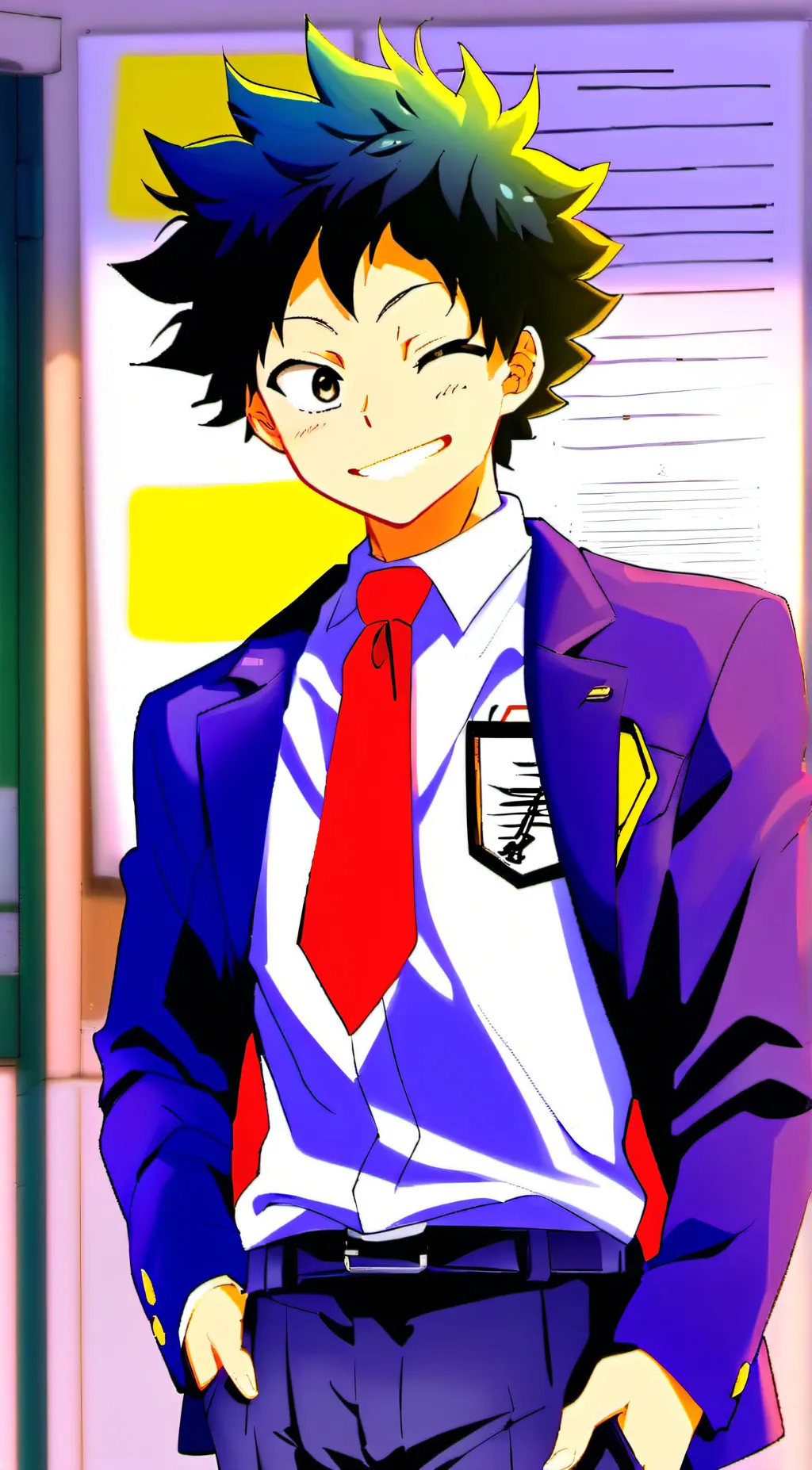 ai character: |MHA-Class 1-A background