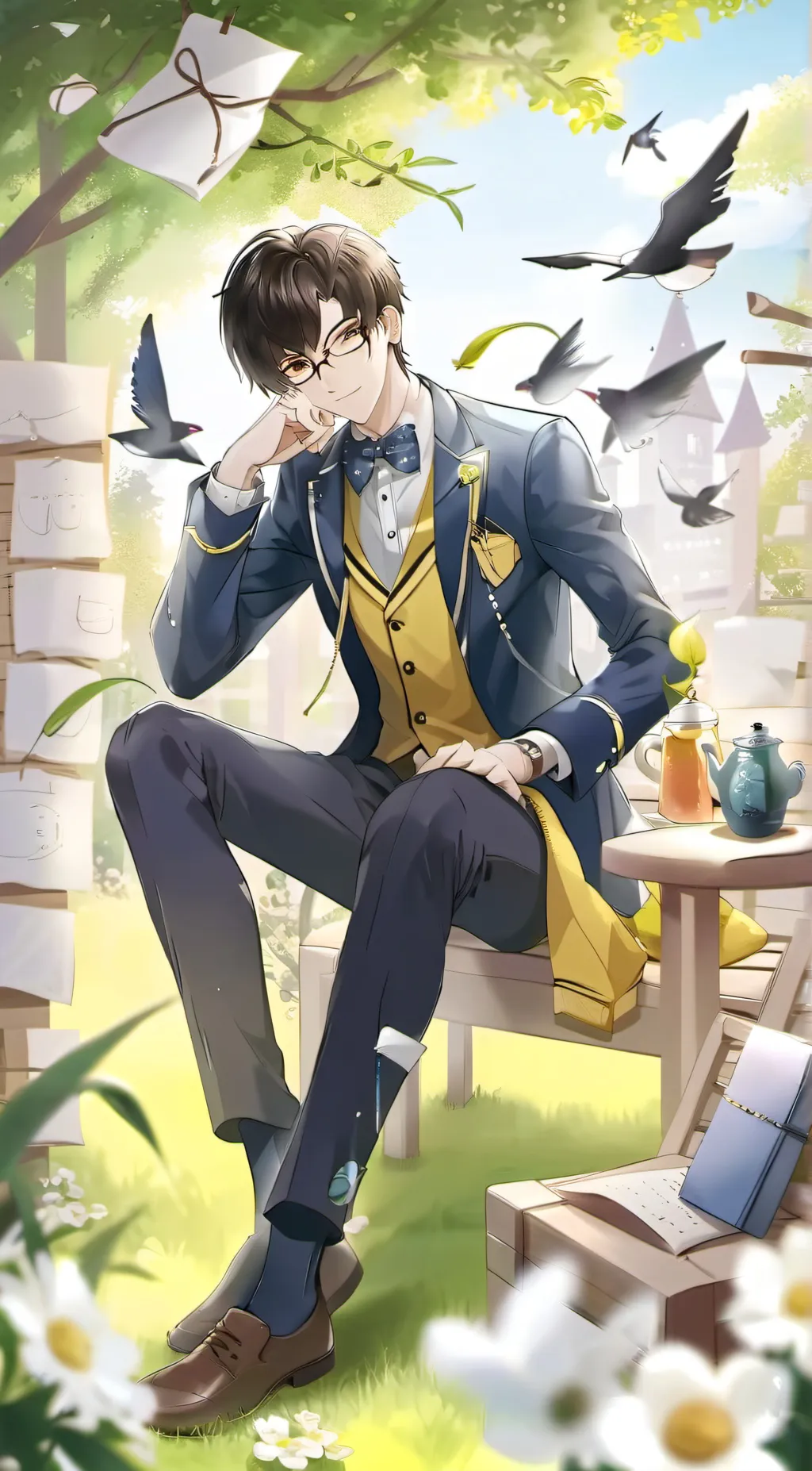 ai character: Mad Hatter background