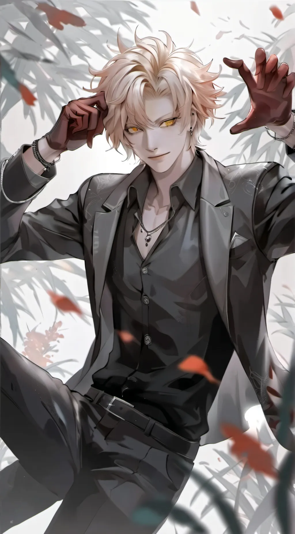 ai character: Katsuki bakugo  background