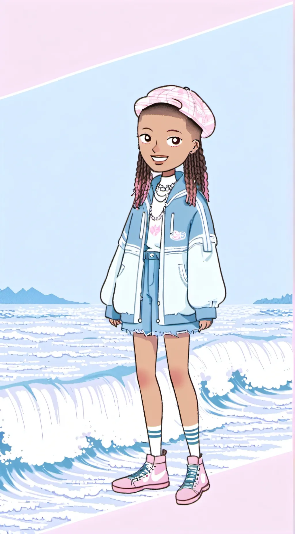 ai character: Kiana background
