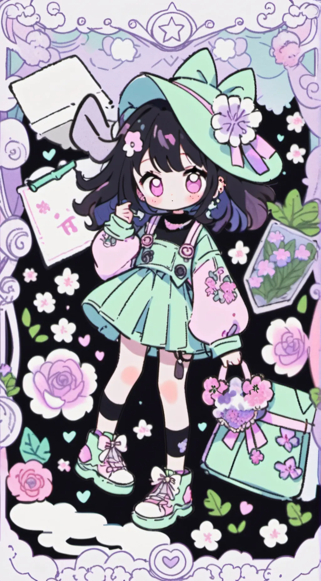 ai character: AHH?HHHHHHHHHHHHH background