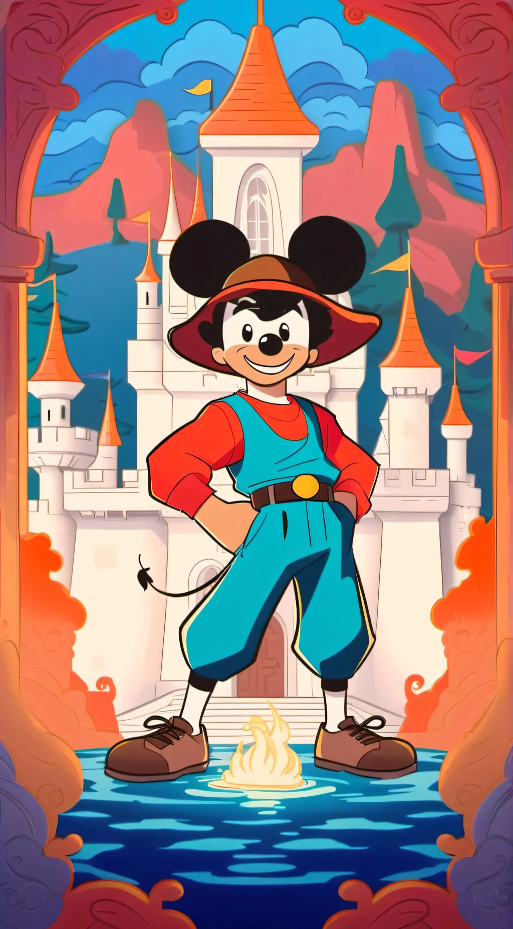 ai character: This things bad background