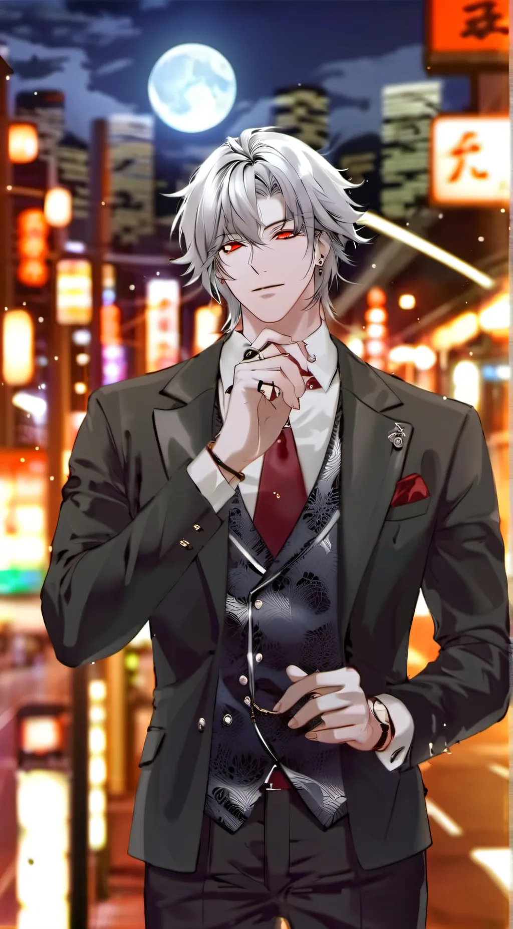 ai character: Aaron  background